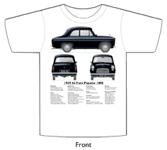 Ford Popular 100E 1959-62 T-shirt Front